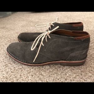 Kenneth Cole Reaction Gray/ Blue Suede Shoes
